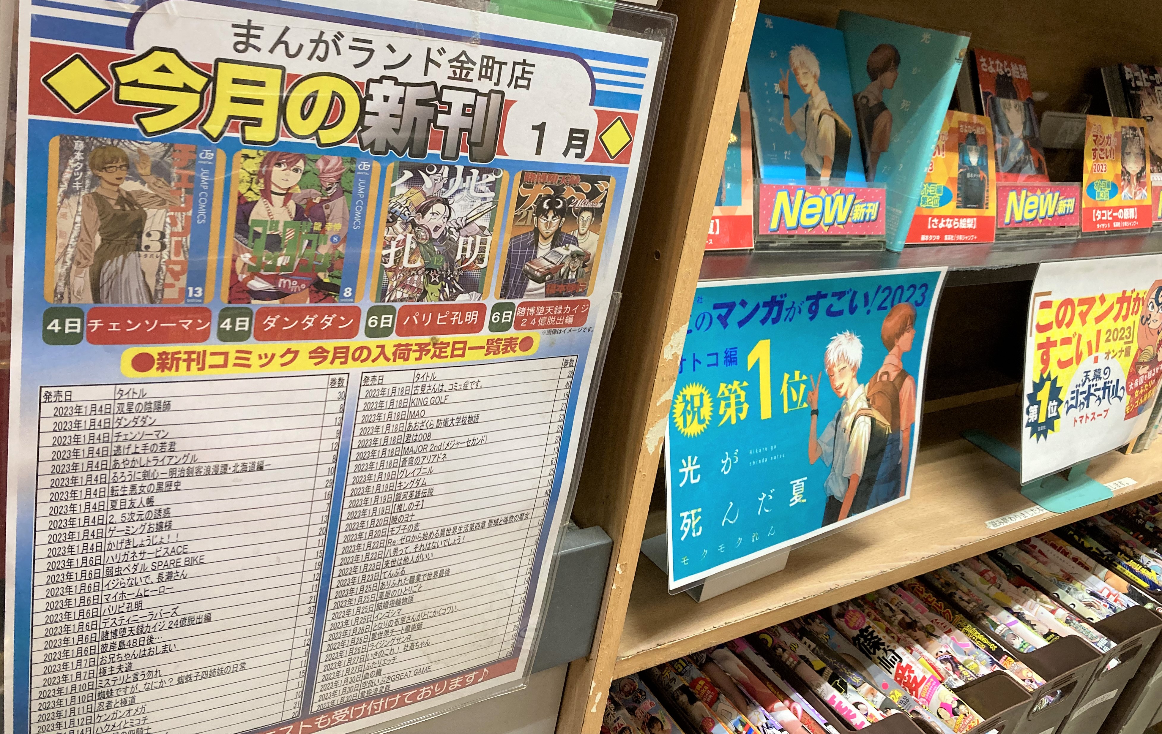 まんがランド上野店　4月新刊コミック！