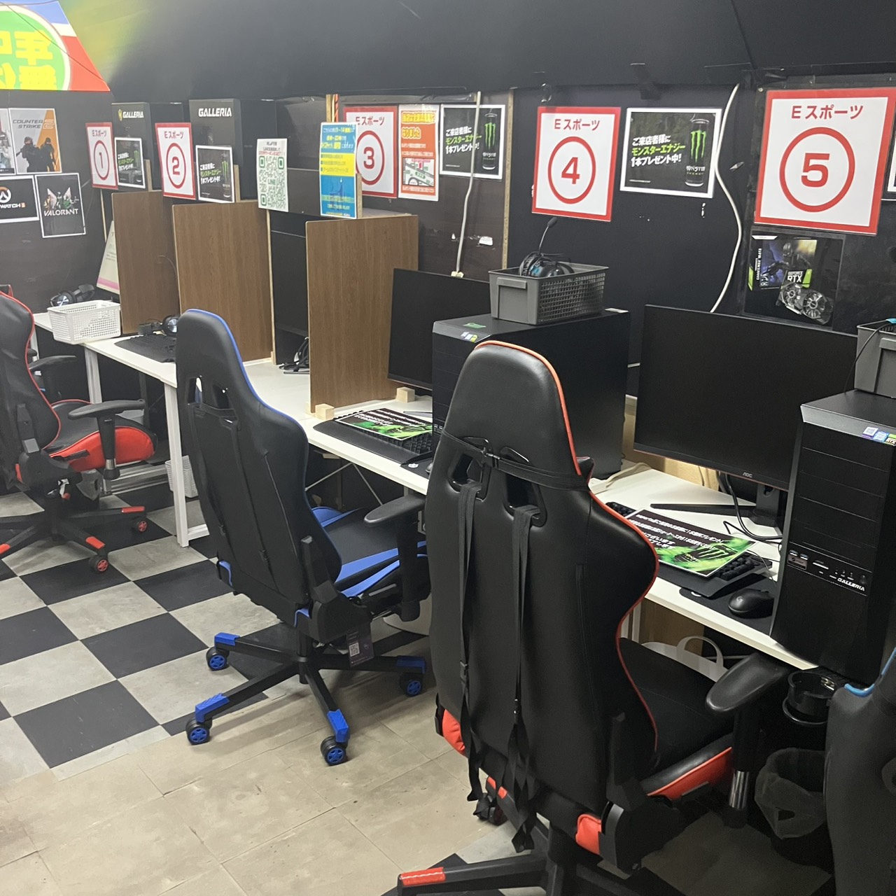 モンスターエナジードリンク無料!行徳ネカフェの増設eスポーツ席が神