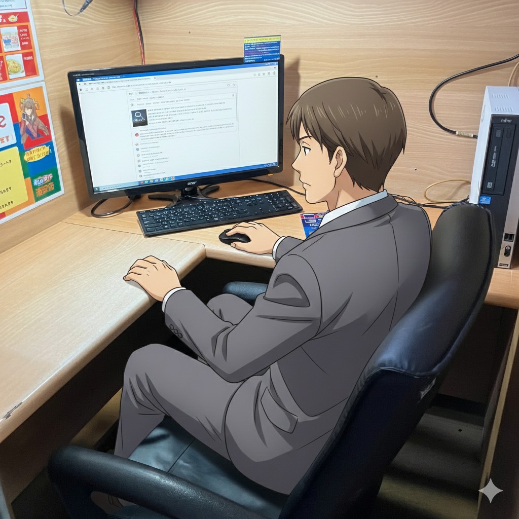 会員登録不要！浦安駅チカの広いL字ビジネス席で動画も漫画も