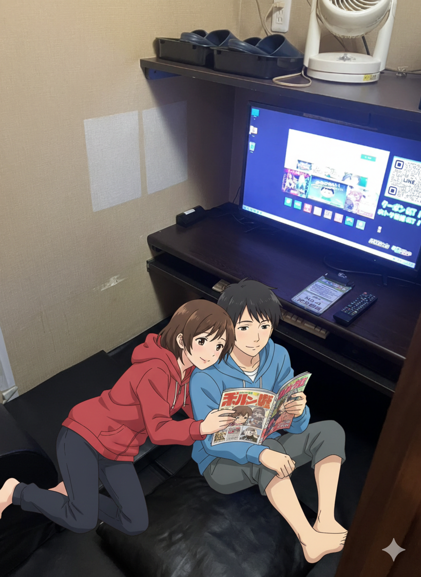 上野で休憩なら！鍵付き完全個室のまんがランドで2人きりの時間