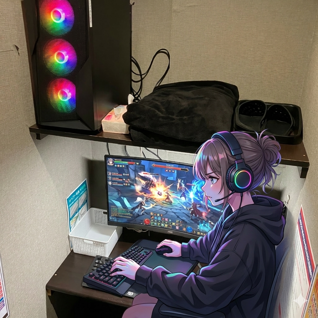 綾瀬駅3秒！新しく増設したゲーミング席でゲーム体験しよう