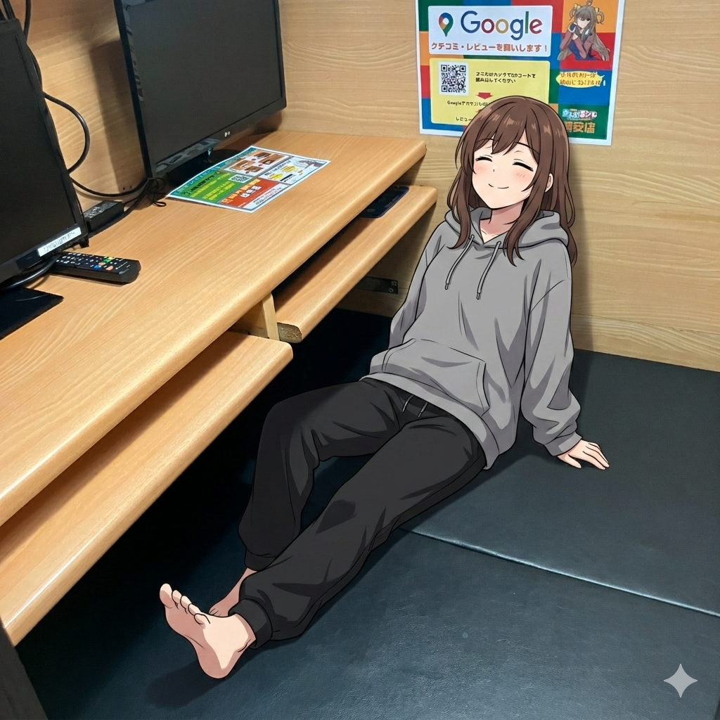 登録なし・身分証なし！浦安のワイドフラット席で自由な仮眠を