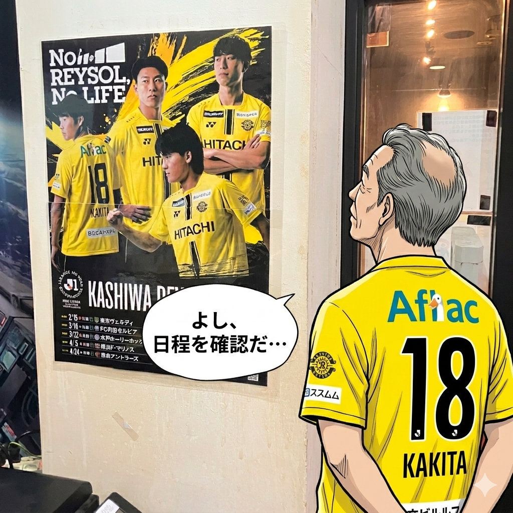 柏駅前で、春の休息と「レイソル応援」の準備を整えませんか？