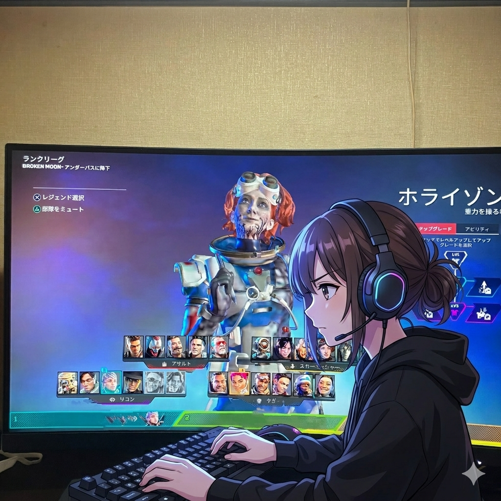 9月の秋夜長に！APEXスプリット2開幕ゲーミングpc席で